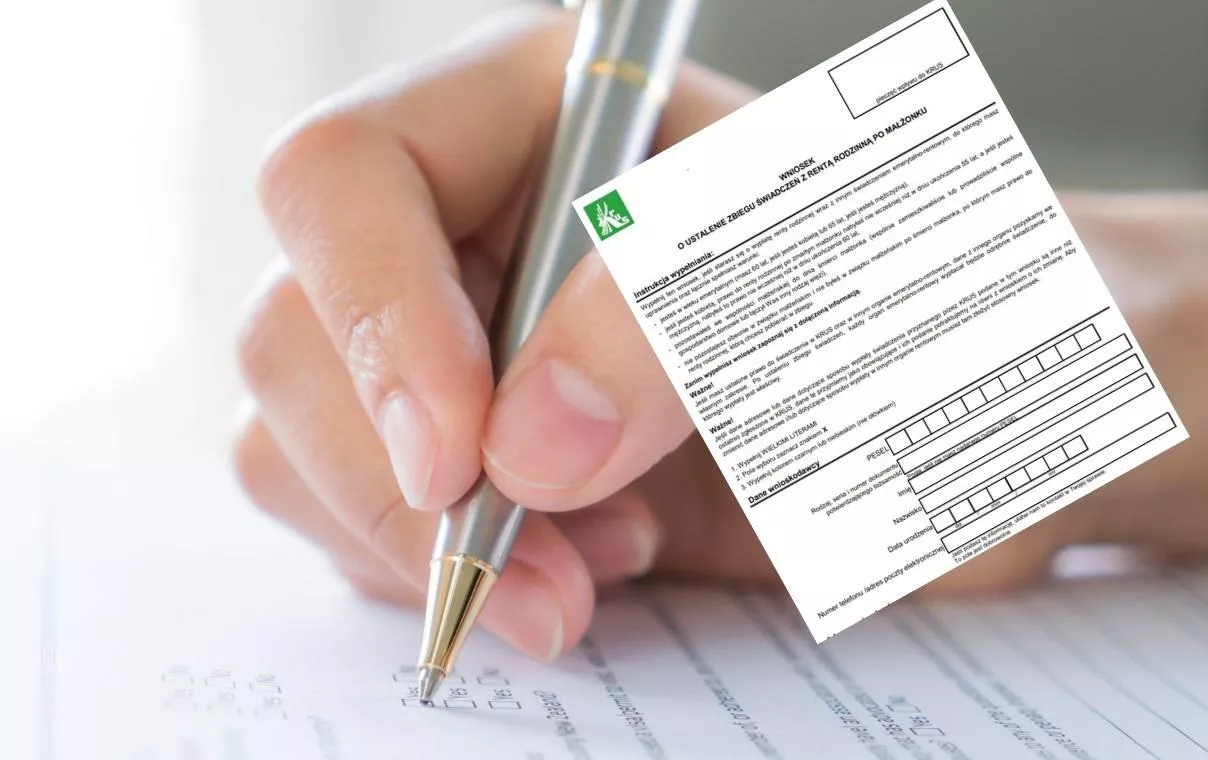 renta wdowia wzór wniosku