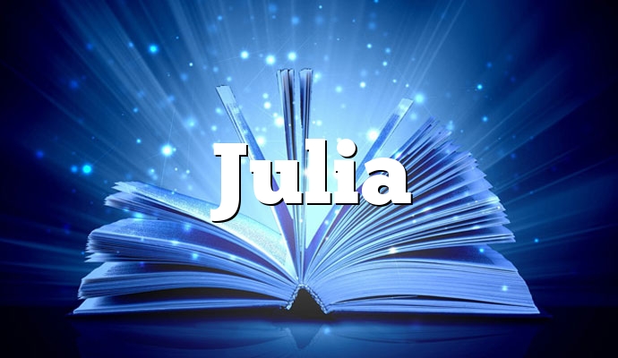 Znaczenie imienia Julia