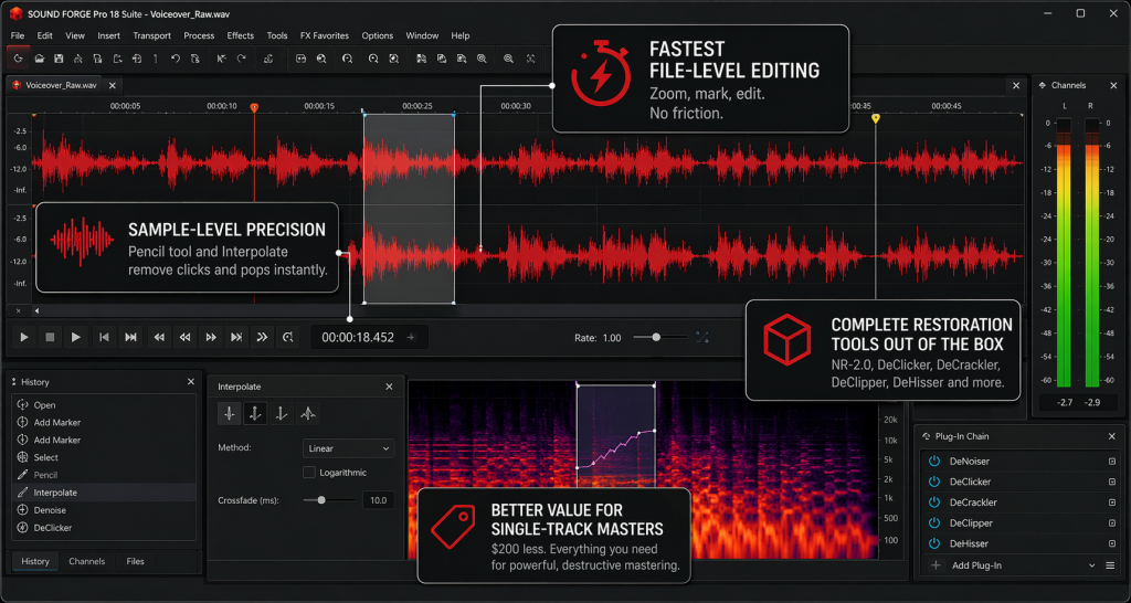 SOUND FORGE Pro vs Steinberg WaveLab Pro: co wybrać do edycji i masteringu audio?